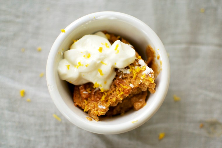 Meyer Lemon Pudding Cakes (Paleo Friendly, Diary Free, Grain Free) - Big Eats Tiny Kitchen