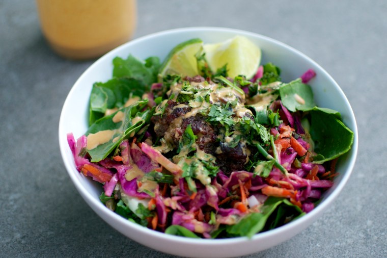 Thai Burger-in-a-Bowl / Big Eats Tiny Kitchen