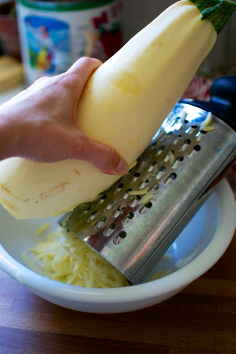 Gluten Free Chocolate Chip Zucchini Muffins // Big Eats Tiny Kitchen