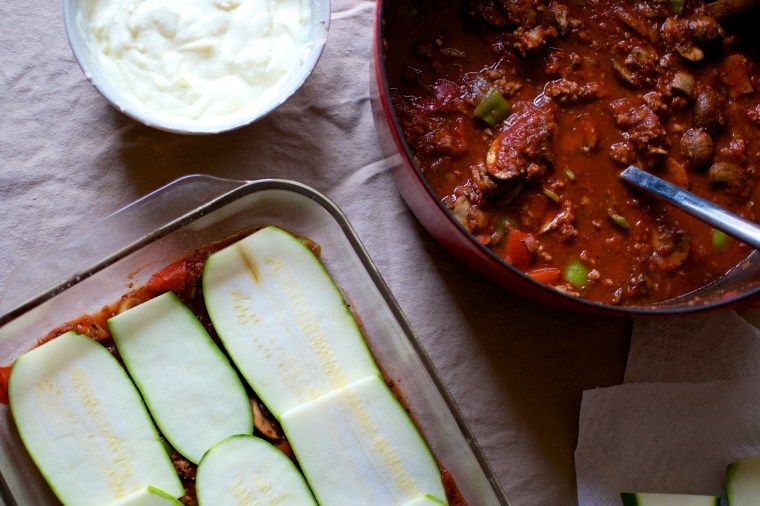 Gluten Free Zucchini Lasagna // Big Eats Tiny Kitchen