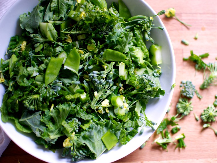 Super Green Spring Salad // Big Eats Tiny Kitchen